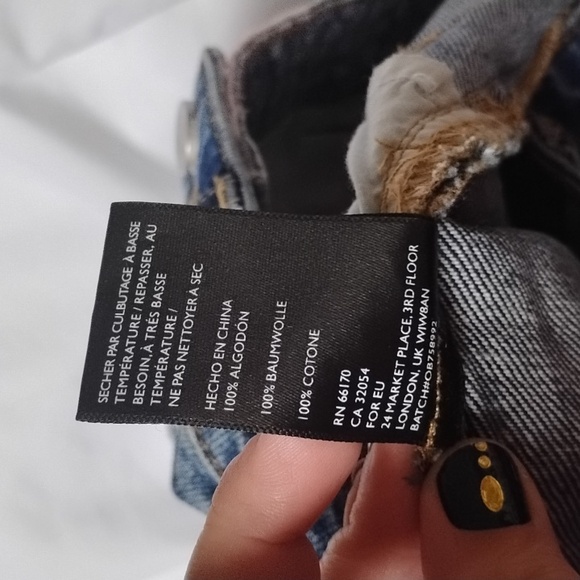 BDG Urban Outfitters Patchwork Mini Denim Skirt with Floral and Plaid Details XS - Picture 14 of 15